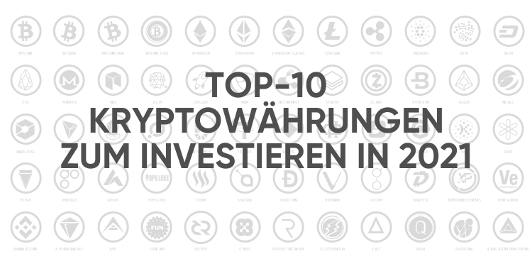 investieren sie in die top 10 kryptowährungen